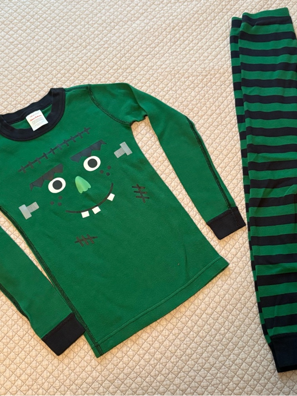 Hanna Andersson Frankenstein Long John Pajama Set